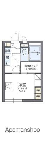 レオパレスラプランタンⅡ(1K/2階)の間取り写真