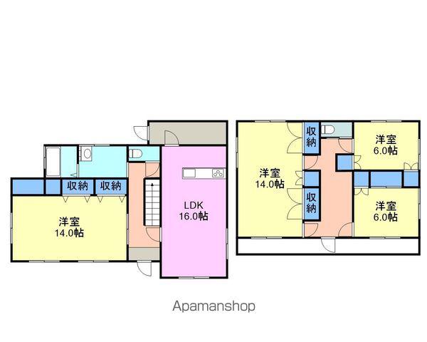 山陽本線 岩国駅 徒歩30分 1階建 築32年(4LDK)の間取り写真