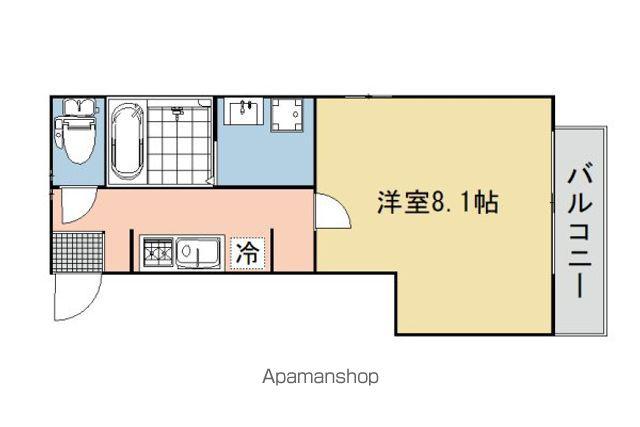 ピアハウス(1K/1階)の間取り写真