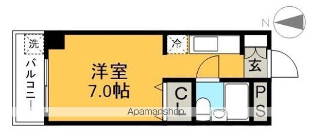 グランリーオ(1K/6階)の間取り写真