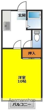 メゾンシーダ(1K/2階)の間取り写真