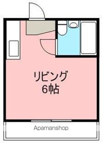 プチメゾン富田橋(ワンルーム/3階)の間取り写真