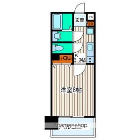 シティマンション木町通(1K/9階)の間取り写真