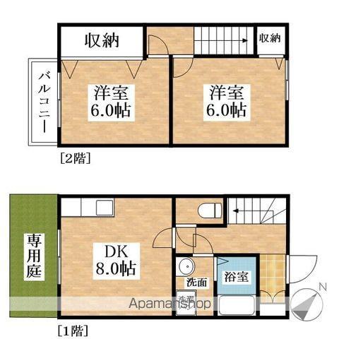 YS JUILLET(2DK/1階)の間取り写真