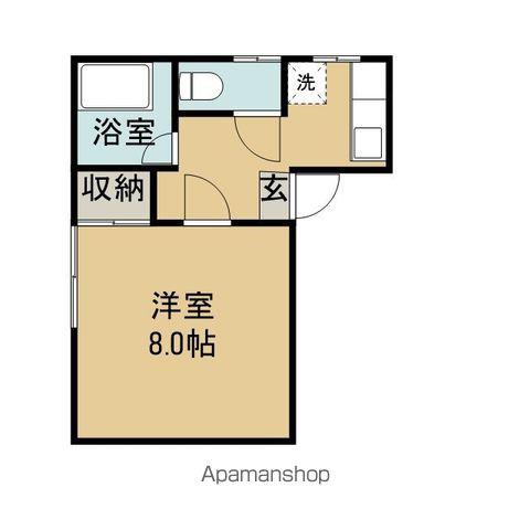 レジデンスコスモ上堂(1K/2階)の間取り写真