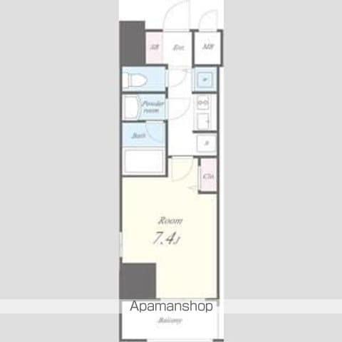 セイワパレス丸の内駅前プレミア(1K/7階)の間取り写真