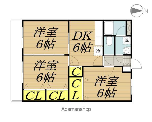 アイデイズ(3DK/2階)の間取り写真