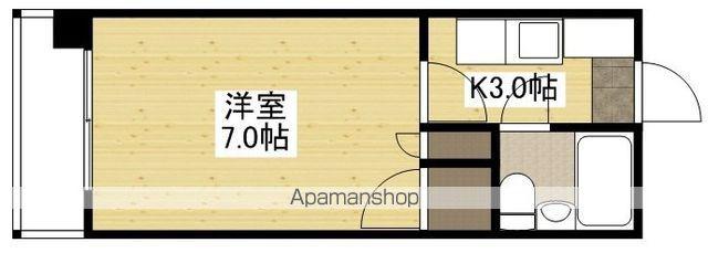 山本ビル(1K/2階)の間取り写真