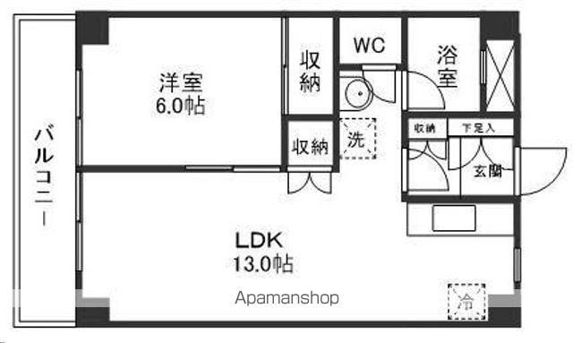 アーバンプラザ花京院(1LDK/3階)の間取り写真