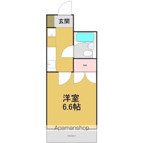 ハートイン高畑南(1K/5階)の間取り写真