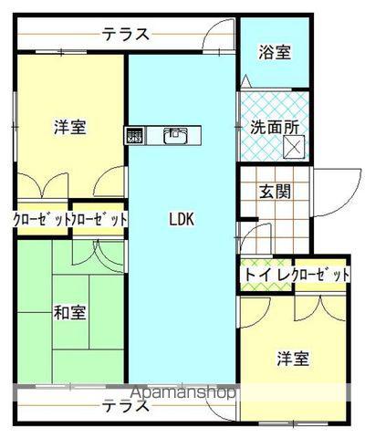 エクセレント神宮(3LDK/3階)の間取り写真