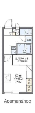 レオパレスフォーレスト(1K/2階)の間取り写真
