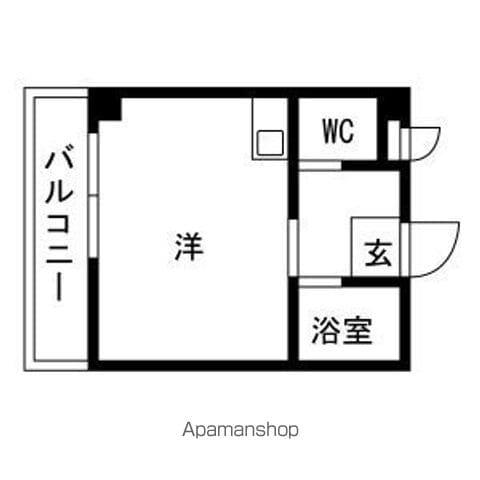 センチュリーヴィレッジ(ワンルーム/3階)の間取り写真