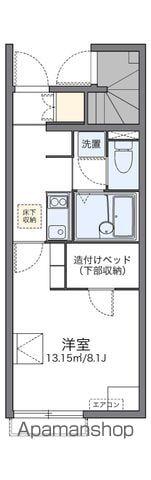 レオネクストMANA(1K/1階)の間取り写真