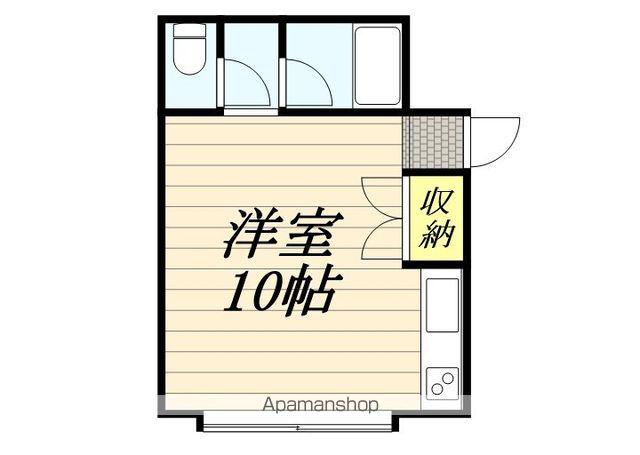 ハーバーライフ七重浜(ワンルーム/3階)の間取り写真