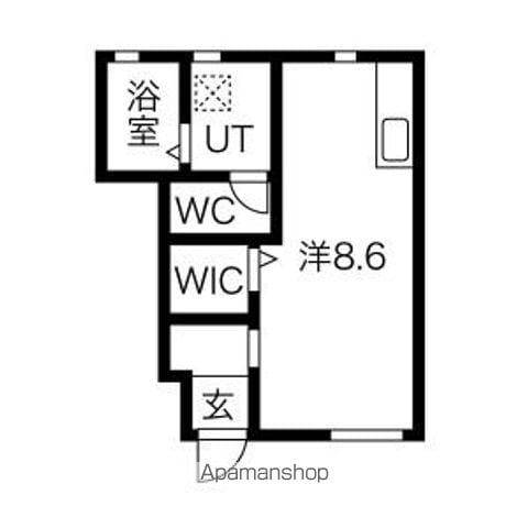 TIERRA OYA III(ワンルーム/1階)の間取り写真