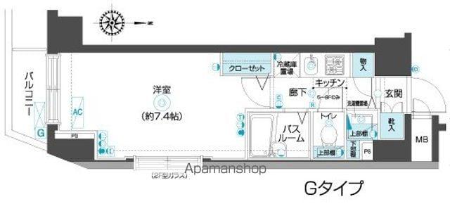 フェニックス武蔵関参番館 4階階 間取り