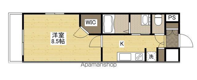 セントヒルズ住吉レジデンス(1K/3階)の間取り写真