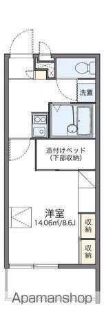 レオパレスアサクラⅤ(1K/3階)の間取り写真