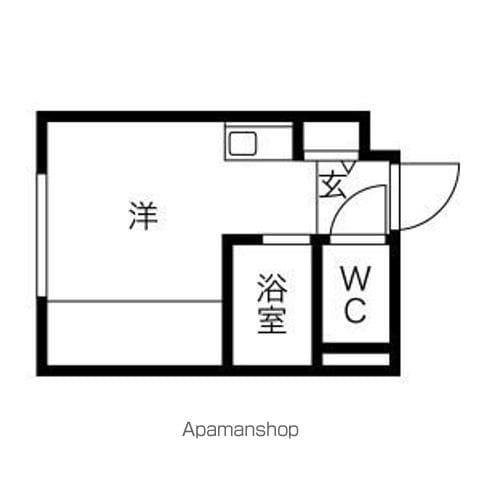 グレースコート(1K/3階)の間取り写真