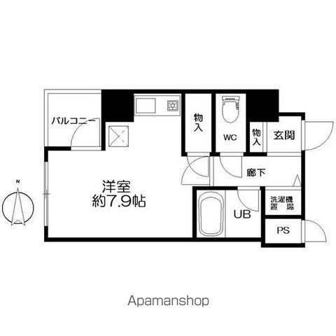 リエス支倉町(ワンルーム/3階)の間取り写真