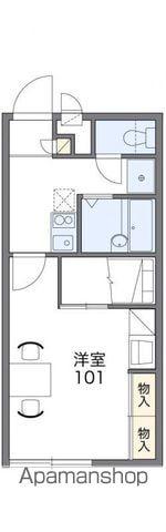 レオパレスステラ三條(1K/2階)の間取り写真