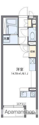レオネクストカーサフェリーチェ(ワンルーム/1階)の間取り写真