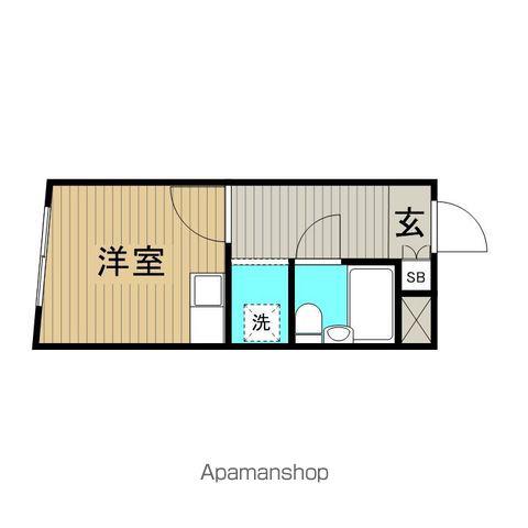 ピア小岩(ワンルーム/3階)の間取り写真