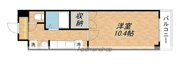 アートプラザ・ミー(1K/9階)の間取り写真