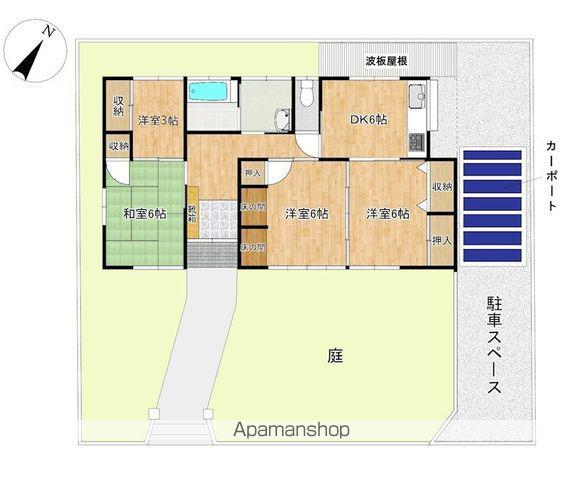 筑肥線 筑前前原駅 徒歩27分 1階建 築32年(4DK)の間取り写真
