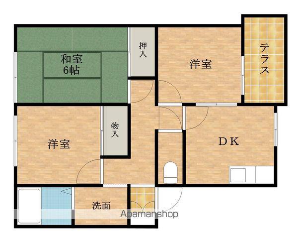 ロイヤルシャトー(3K/2階)の間取り写真