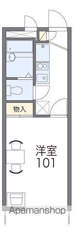 レオパレスミノル(1K/2階)の間取り写真