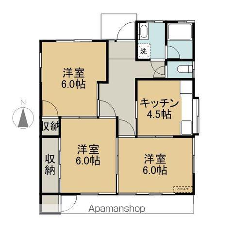 コーポ太斉(3DK/1階)の間取り写真