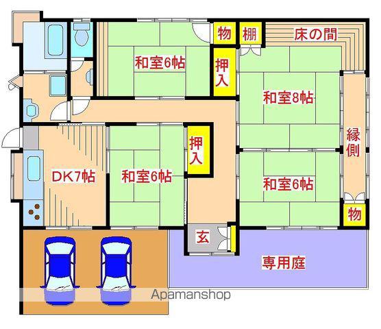 日豊本線 姶良駅 徒歩41分 1階建 築40年(4DK)の間取り写真