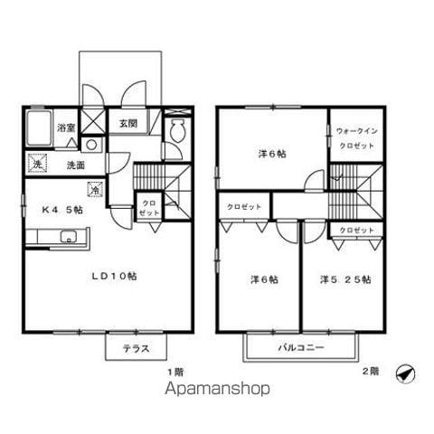 ＳＵＮ　ＦＡＩＲＹ(3LDK)の間取り写真