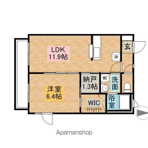 MASHIO(1LDK/2階)の間取り写真