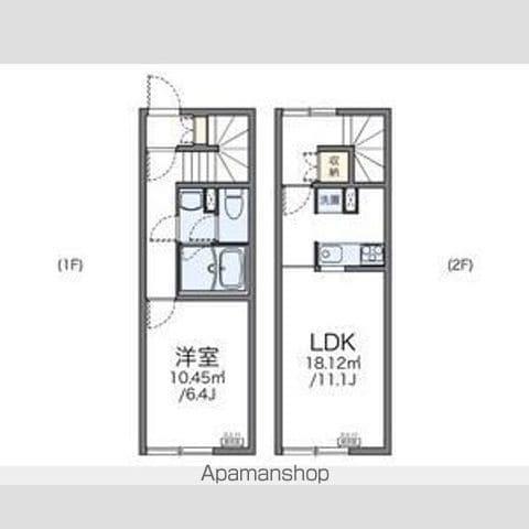 レオネクスト保水A(1LDK/1階)の間取り写真