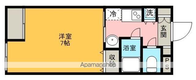 増尾マンション(1K/2階)の間取り写真