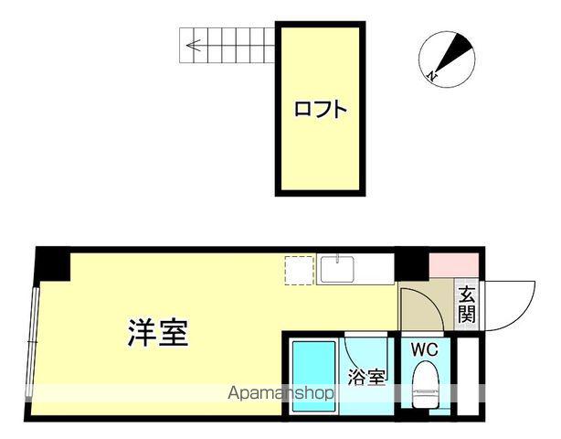 キャニオンクルーズ(ワンルーム/3階)の間取り写真