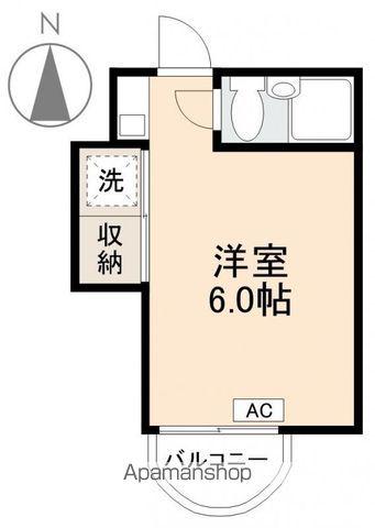 メゾンド・ミュゼ(ワンルーム/3階)の間取り写真