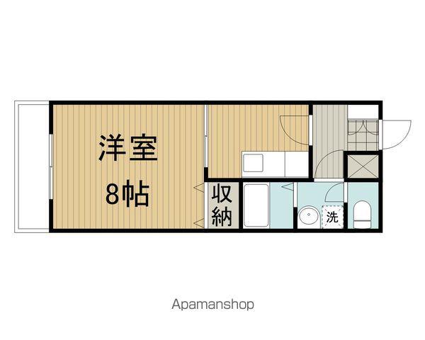 コーポ泉果苑(1K/3階)の間取り写真