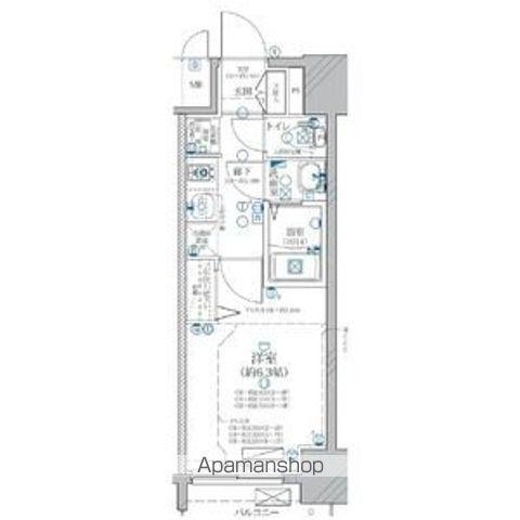 ディアレイシャス矢場町(1K/9階)の間取り写真