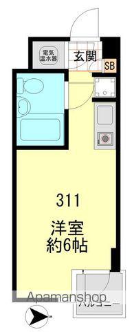 ニュー池袋ハイツ(ワンルーム/3階)の間取り写真