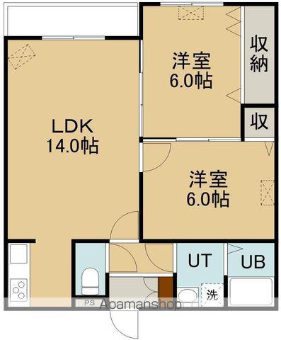 COMFORT812(2LDK/2階)の間取り写真