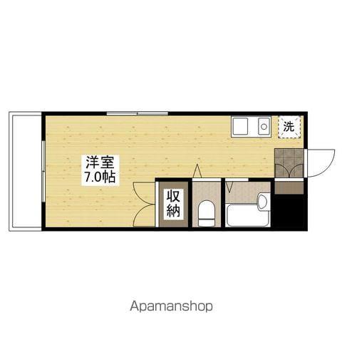 信和ビル(ワンルーム/4階)の間取り写真