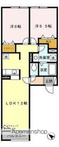 パートナーズハート(2LDK/3階)の間取り写真