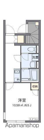 クレイノEVER西落合(1K/1階)の間取り写真