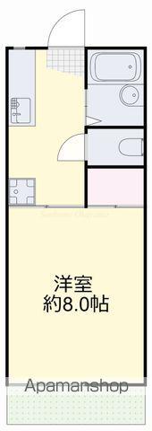 ハウスM(1K/1階)の間取り写真