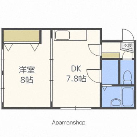 GOODS Ⅰ(1DK/2階)の間取り写真