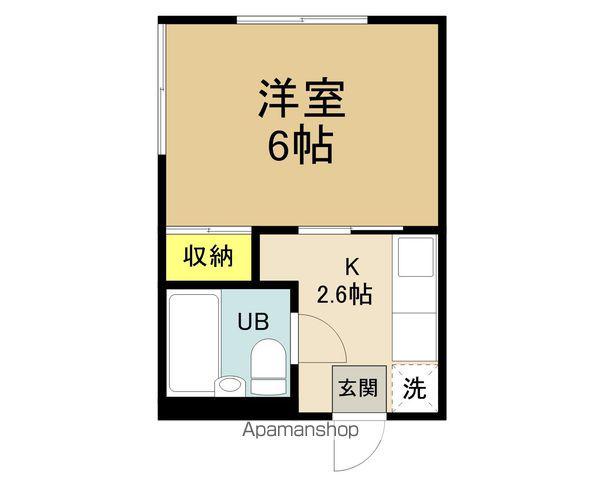 シャイニーハイツ(1K/1階)の間取り写真